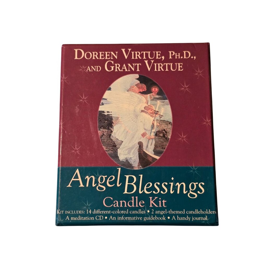 Angel Blessings Candle Kit By Doreen Virtue & Grant Virtue Includes Candles CD